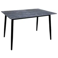 Masă de bucătărie fixă Ambianta DT-08 PAL/ Black