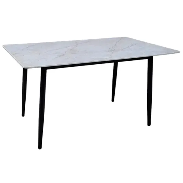 Masă de bucătărie fixă Ambianta DT-08 PAL/ Gray photo 1