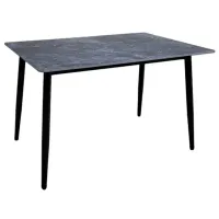 Masă de bucătărie fixă Ambianta DT-08 PAL/ Black