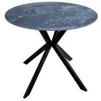 Masă de bucătărie fixă Ambianta DT-14 MDF/ Black
