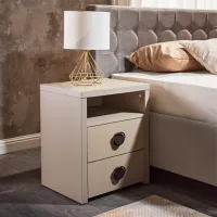 Тумбочки Ambianta Onyx 60 x 45 x 45см / ЛДСП / Бежевый