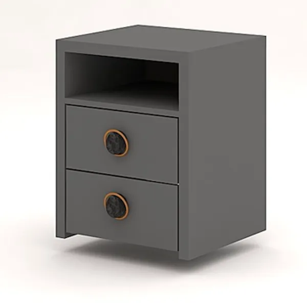 Тумбочки Ambianta Onyx 60 x 45 x 45см / ЛДСП / Серый photo 1