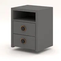 Тумбочки Ambianta Onyx 60 x 45 x 45см / ЛДСП / Серый