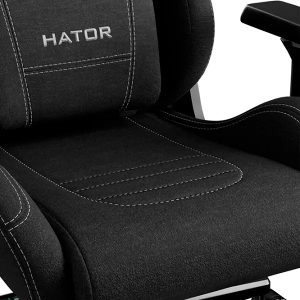 Игровое кресло Hator Arc Fabric Jet Black Черный photo 7