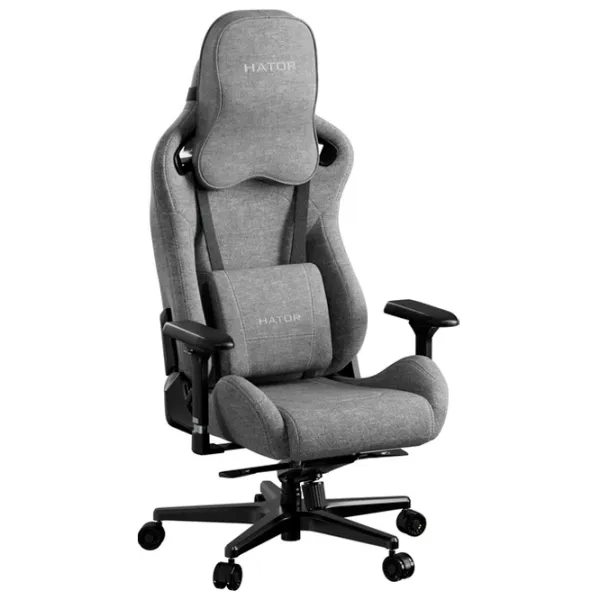 Scaun Gaming Hator Arc Fabric Stone Gray Gray photo 2