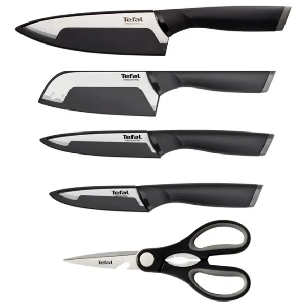 Set de cuțite Tefal K2215S55 Oțel inoxidabil / Black photo 1