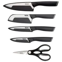 Set de cuțite Tefal K2215S55 Oțel inoxidabil / Black