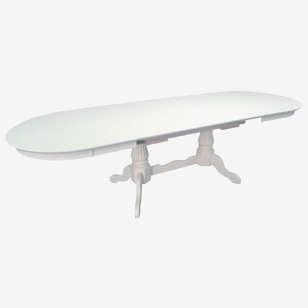 Set masă și scaune Evelin HV-33V + 6 YTC-055Wh UF885-03 Ovală / MDF / White photo 3