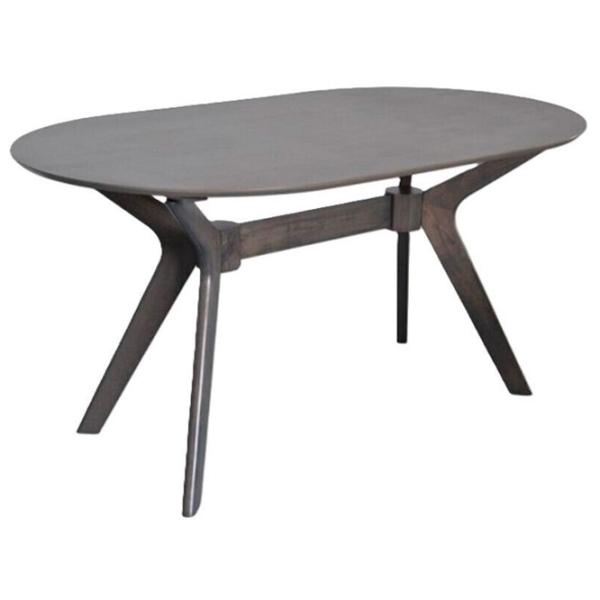Set masă și scaune Evelin Raffles Oval + 6 YTC-080Wo BLUVEL38 Ovală / MDF / Antique Grey photo 2