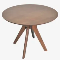 Обеденные стол со стульями Evelin Raffles Round + 4 YTC-080Wo BLUVEL38 Круглая / МДФ / Античный серый photo 2