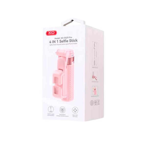 Селфи палка XO SS29 Bluetooth / Розовый photo 3