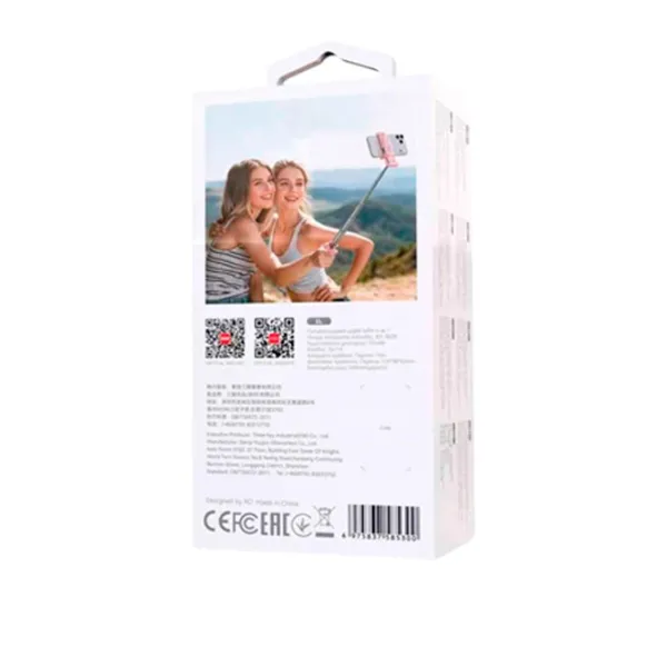 Селфи палка XO SS29 Bluetooth / Розовый photo 4
