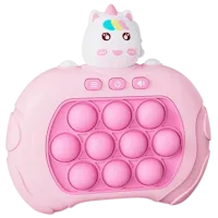 Интерактивная игрушка Telcon Pop It 3+ / White Розовый