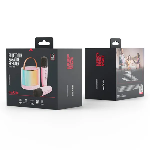 Boxă portabilă Maxlife MXKS-200 5 W/ Pink photo 5