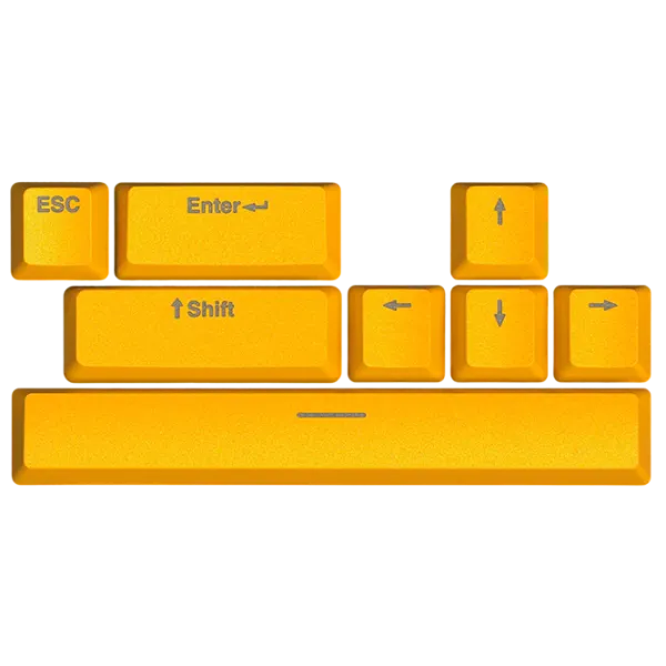 Аксессуары для клавиатуры Hator PBT keycaps / Желтый photo 1