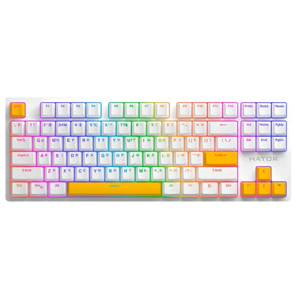 Аксессуары для клавиатуры Hator PBT keycaps / Желтый photo 2