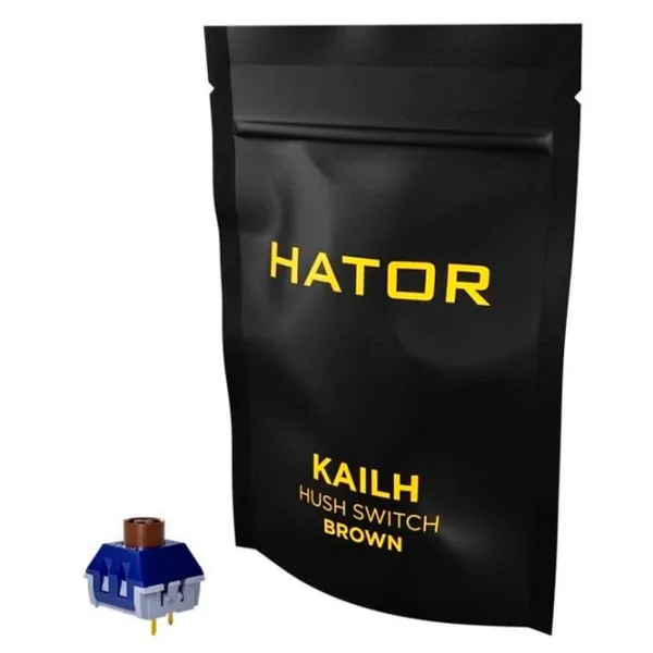 Accesorii pentru tastatură Hator Kailh Hush Brown / Brown photo 2