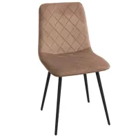 Scaun de bucătărie DecoPrim Orlando Catifea DC-6002 Catifea/ Brown Brown