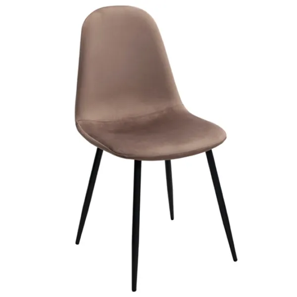 Scaun de bucătărie DecoPrim C-710 Stofă/ Beige Black photo 1