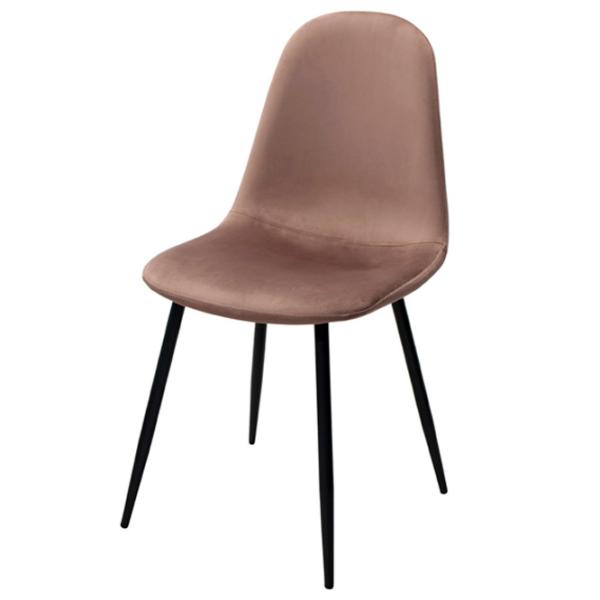 Scaun de bucătărie DecoPrim C-710 Stofă/ Beige Black photo 2