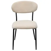 Scaun de bucătărie DecoPrim Angus Stofă/ Beige Black photo 3