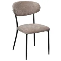 Scaun de bucătărie DecoPrim Angus Stofă/ Brown Black