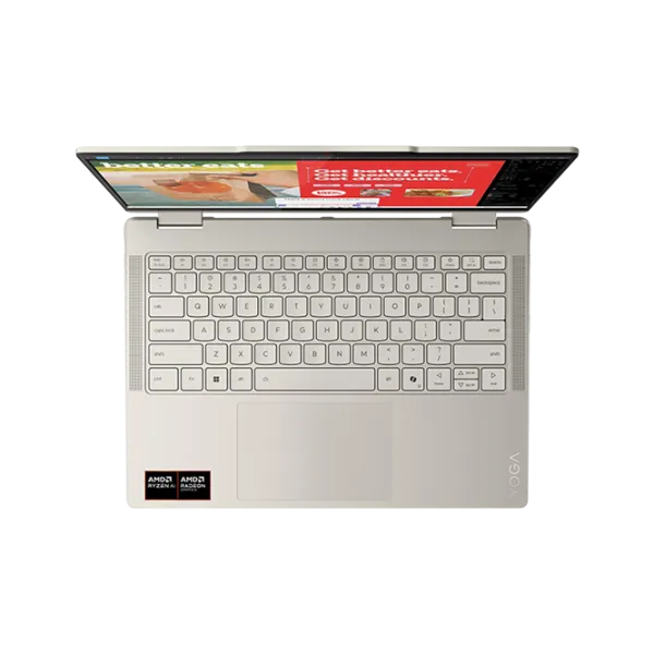 Ноутбук Lenovo Yoga 7 2 in 1 14AKP10 Ryzen AI 7 350 / 16 ГБ / 1 ТБ / VGA Встроенная / Серый photo 7