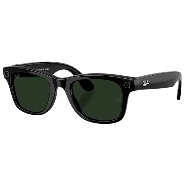 Ochelari smart Ray-Ban Meta Wayfarer Black Fără fir / Green photo 1