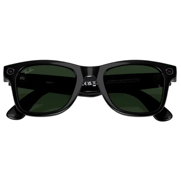 Ochelari smart Ray-Ban Meta Wayfarer Black Fără fir / Green photo 2