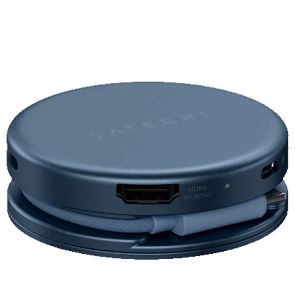 Multiport Adapter Satechi OntheGo 5-in-1 USB Type-C / Indigo Blue photo 4