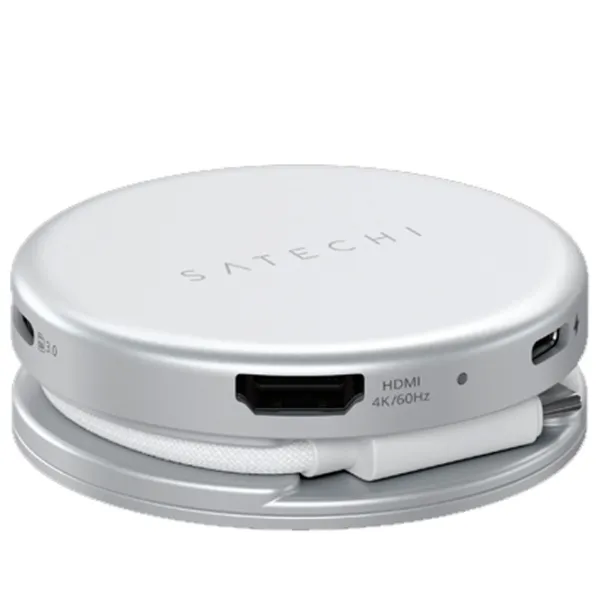 Multiport Adapter Satechi OntheGo 5-in-1 USB Type-C / Silver photo 4