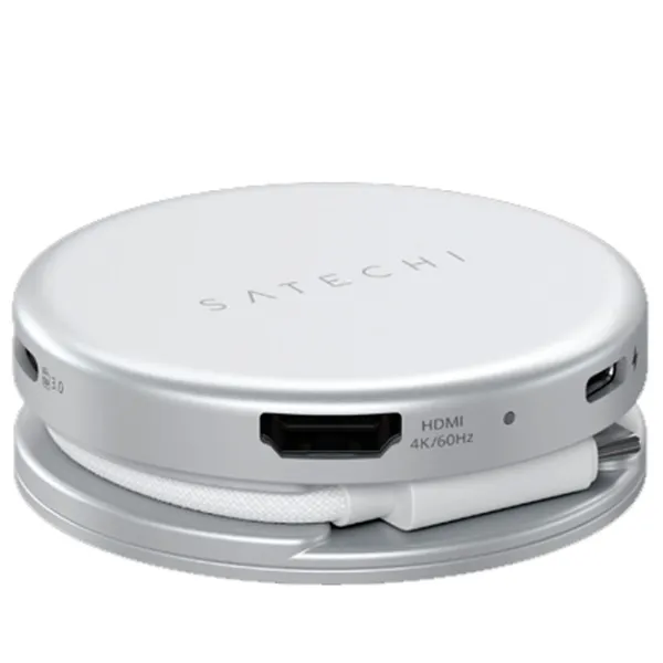 Multiport Adapter Satechi OntheGo 5-in-1 USB Type-C / Silver photo 5
