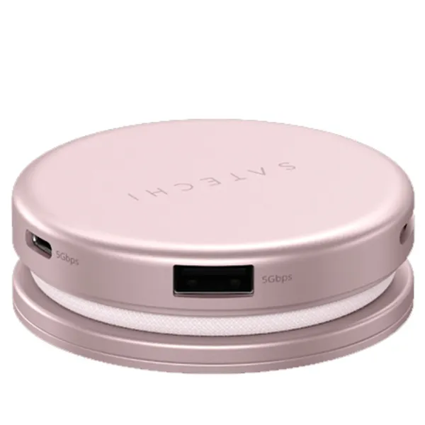 Multiport Adapter Satechi OntheGo 5-in-1 USB Type-C / Blush photo 2
