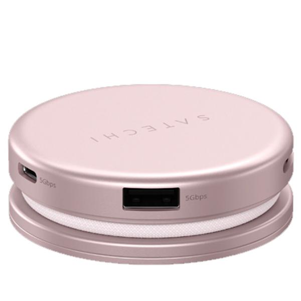 Multiport Adapter Satechi OntheGo 5-in-1 USB Type-C / Blush photo 2