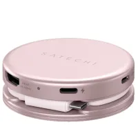 Multiport Adapter Satechi OntheGo 5-in-1 USB Type-C / Blush photo 3