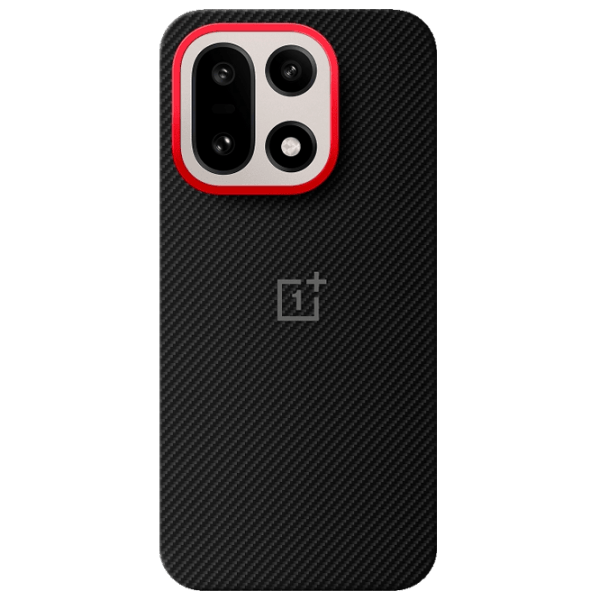Husă pentru smartphone OnePlus 15 OnePlus / / Fibră de aramidă / Red Black photo 1