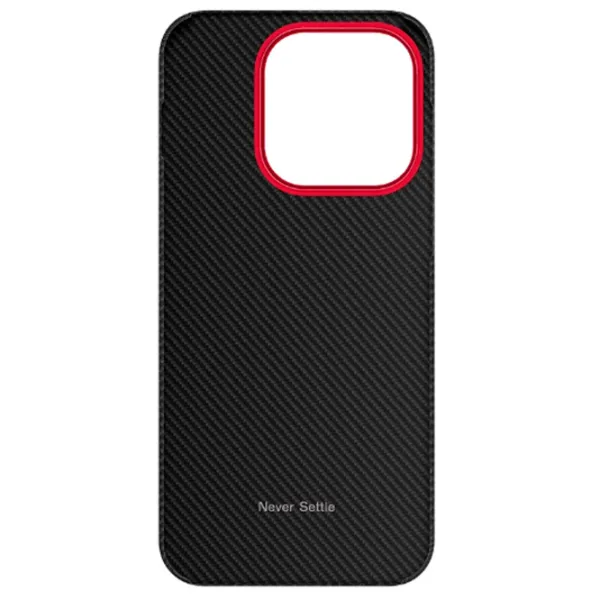 Husă pentru smartphone OnePlus 15 OnePlus / / Fibră de aramidă / Red Black photo 3
