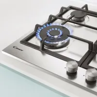Plită încorporabilă pe gaz Candy CHG6BF4WPX Inox / Inox photo 4