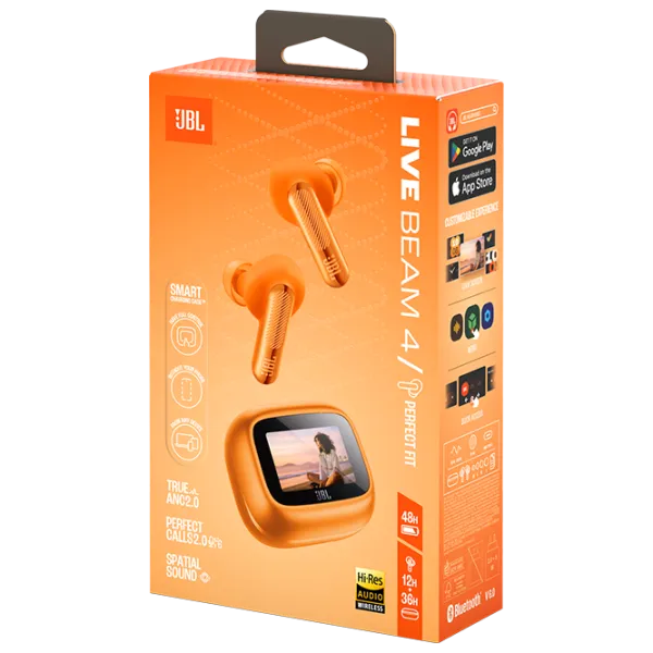 Наушники JBL Live Beam 4 Оранжевый Беспроводные/ Персональный photo 10