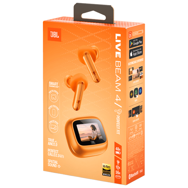 Наушники JBL Live Beam 4 Оранжевый Беспроводные/ Персональный photo 10