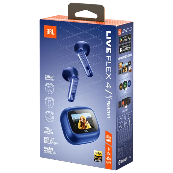 Наушники JBL Live Flex 4 Синий Беспроводные/ Персональный photo 10