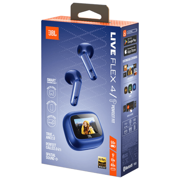 Наушники JBL Live Flex 4 Синий Беспроводные/ Персональный photo 10
