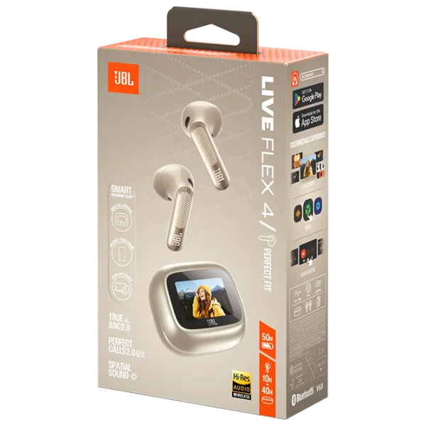 Наушники JBL Live Flex 4 Шампанское Беспроводные/ Персональный photo 10