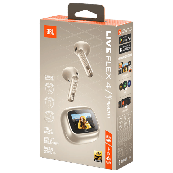 Наушники JBL Live Flex 4 Шампанское Беспроводные/ Персональный photo 10