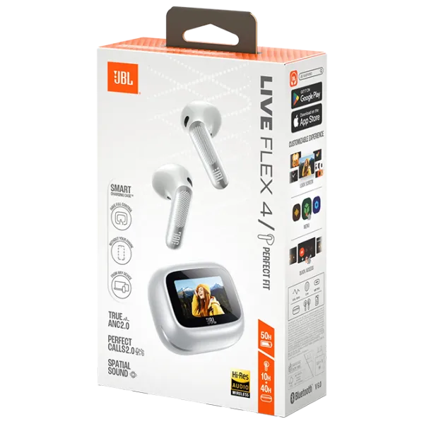 Наушники JBL Live Flex 4 Серебряный Беспроводные/ Персональный photo 10