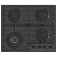 Plită încorporabilă pe gaz Hisense GG663B Sticlă călită / Black