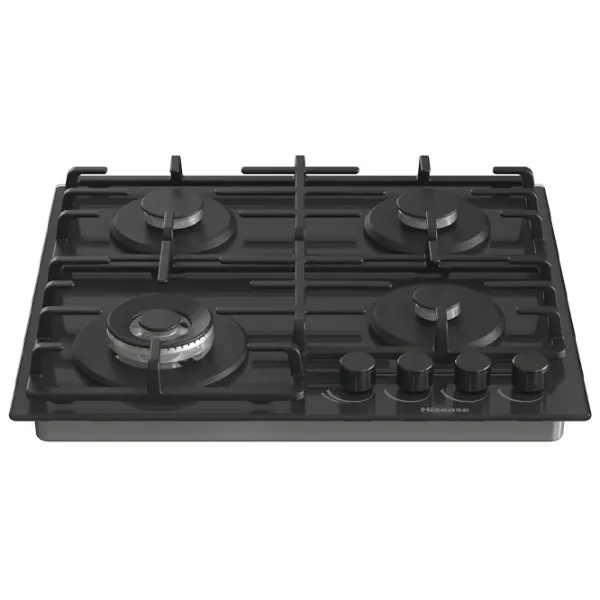 Plită încorporabilă pe gaz Hisense GG663B Sticlă călită / Black photo 3