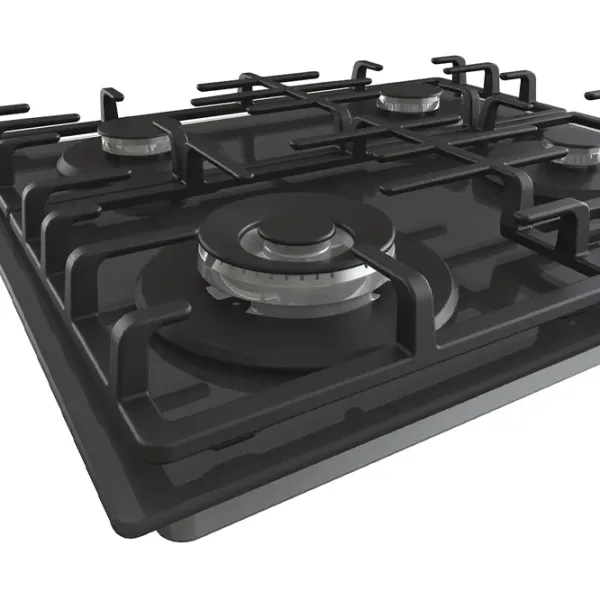 Plită încorporabilă pe gaz Hisense GG663B Sticlă călită / Black photo 4