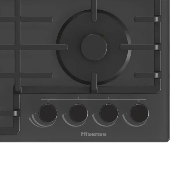 Plită încorporabilă pe gaz Hisense GG663B Sticlă călită / Black photo 6