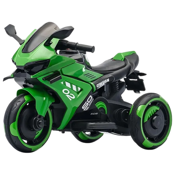 Motocicletă pentru copii Caider RTW8 20 kg / 3+ / 5 km/h / Green photo 1